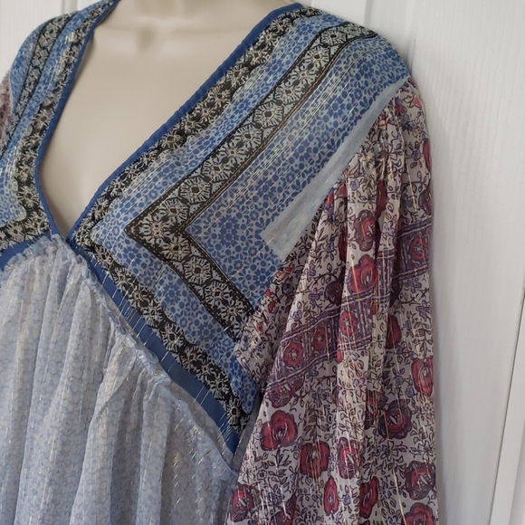 FREE PEOPLE SHIRT XS NEW BOHO ANTHROPOLOGIE - Picture 2 of 4